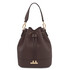 TL Bag Leather bucket bag Chocolate