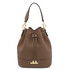 TL Bag Leather bucket bag Dark Taupe