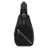 Kevin Leather crossover bag Black