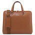 Verona Saffiano Leather Business Bag Cognac