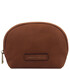 Vera Leather toiletry case Brown
