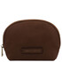 Vera Leather toiletry case Dark Brown