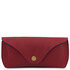 Leather glasses case Red