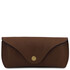 Leather glasses case Dark Brown