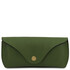 Leather glasses case Green