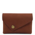 Leather coin purse Brown