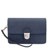 Oliver Leather handy wrist bag Dark Blue