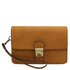 Oliver Leather handy wrist bag Natural