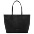 Essenza Leather shoulder bag Black