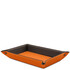 Leather valet tray Orange