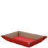 Leather valet tray Lipstick Red