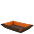 Leather valet tray Dark Brown
