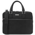 Ferrara Leather laptop briefcase Black