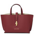 Agatha Leather handbag Bordeaux