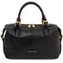 Ribelle Soft leather duffle bag Black