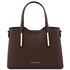 Olimpia Leather tote - Medium size Chocolate