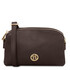 Lily Soft leather shoulder bag Chocolate