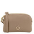 Lily Soft leather shoulder bag Light Taupe