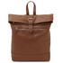 London Soft leather backpack Cognac