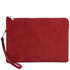 Giulio Maxi leather clutch with handle Red