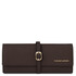 Soft leather jewellery case Chocolate