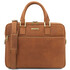 Ferrara Leather laptop briefcase Natural