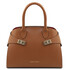 Coccola Leather handbag Cognac