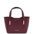 Olimpia Leather tote - Small size Bordeaux
