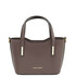 Olimpia Leather tote - Small size Dark Taupe