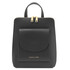 Paris Small leather backpack for women Black
