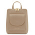 Paris Small leather backpack for women Light Taupe