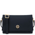 Biscuit Soft leather shoulder bag Dark Blue
