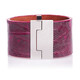 Bratara_piele_naturala_soparla_lizard_tejus_ciclamino_karine_TJ213103S_1