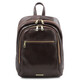 Rucsac din piele naturala maro inchis, Tuscany Leather, Perth