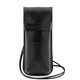 Etui ochelari piele neagra Tuscany Leather