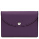 Portcard elegant din piele naturala violet TL