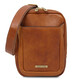 Mark Leather Crossbody Bag Natural