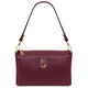 Sia Soft leather clutch Bordeaux