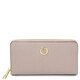 Financier Exclusive zip around leather wallet Beige