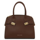Coccola Leather handbag Coffee