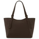 Libra Leather shoulder bag Dark Brown