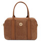 Stephany Leather handbag Cognac