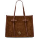 Frame Suede leather shoulder bag Brown