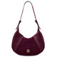 Goccia Leather hobo bag Bordeaux