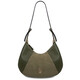 Goccia Leather hobo bag Forest Green