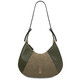Goccia Leather hobo bag Forest Green