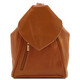 Delhi Soft leather backpack Cognac