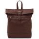 London Soft leather backpack Coffee