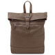 London Soft leather backpack Dark Taupe