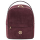 Volta Suede leather backpack Bordeaux